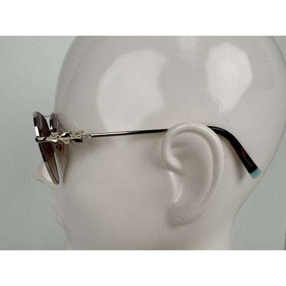 Tiffany & Co. TF3083B Aviator Sunglasses – Brown Lens with Gold Frame main image 9